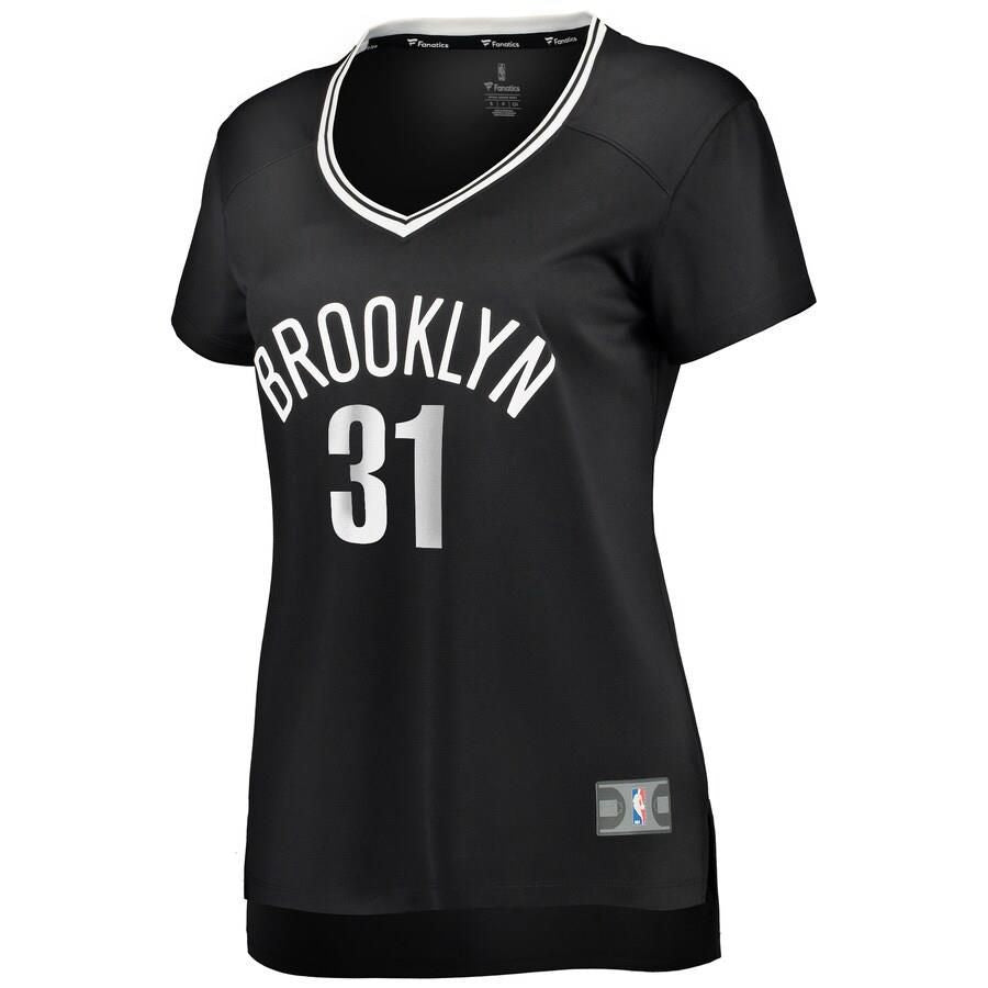 Brooklyn Nets Jarrett Allen Fanatics Branded Fast Break Player Icon Jersey Womens - Black | Ireland Z0888D9