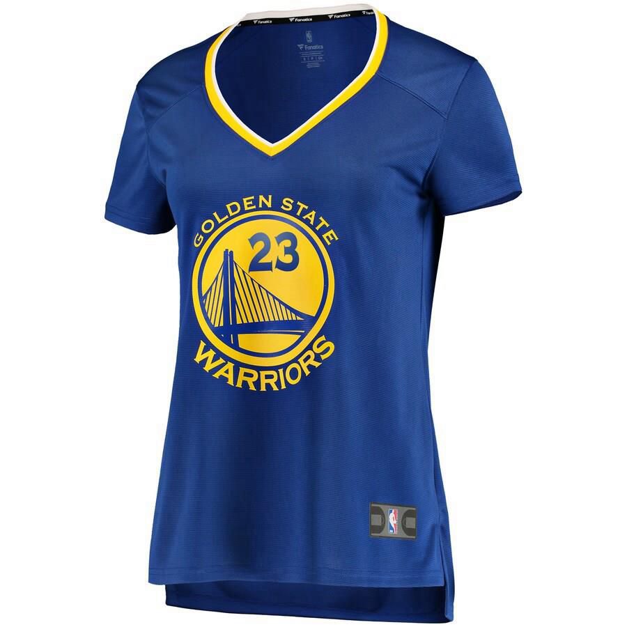 Golden State Warriors Draymond Green Fanatics Branded Replica Fast Break Icon Jersey Womens - Blue | Ireland D1316X6
