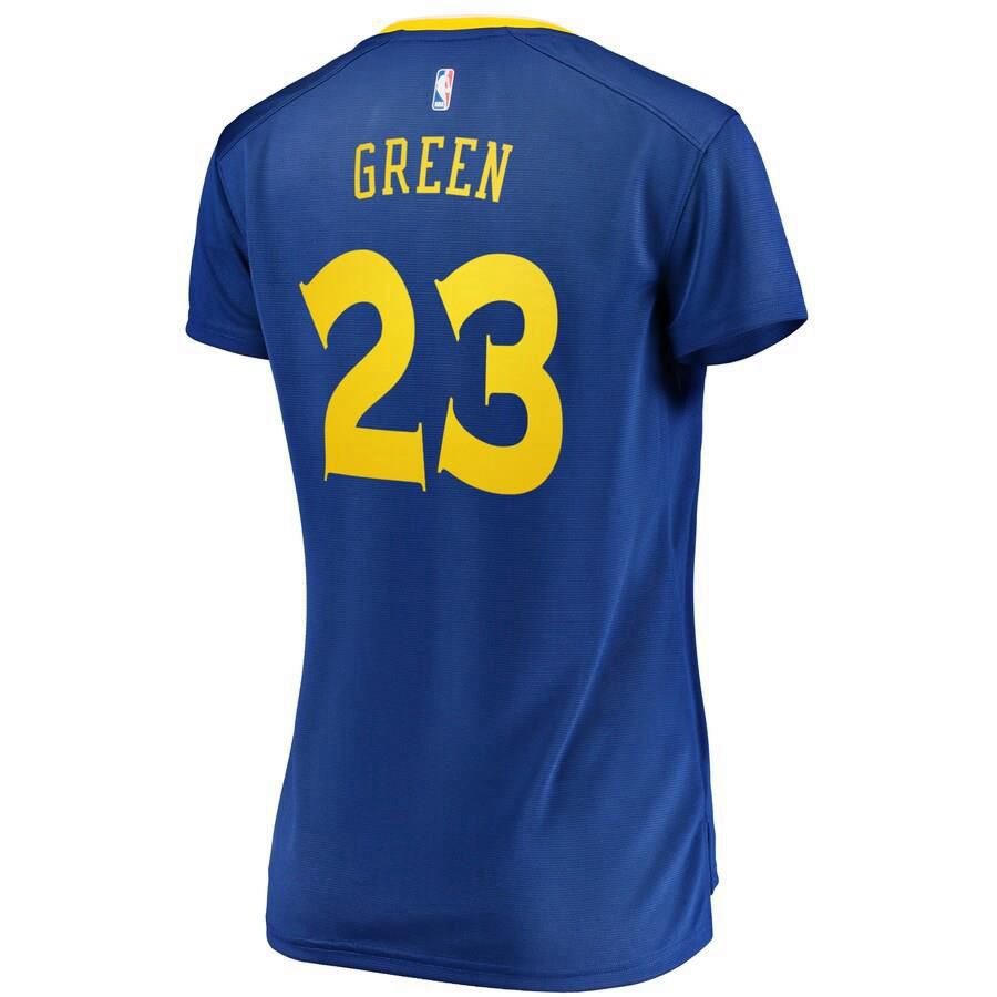 Golden State Warriors Draymond Green Fanatics Branded Replica Fast Break Icon Jersey Womens - Blue | Ireland D1316X6