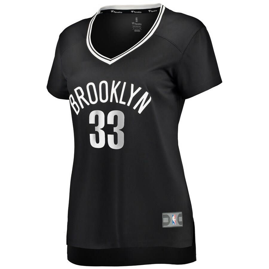 Brooklyn Nets Nicolas Claxton Fanatics Branded Fast Break Player Icon Jersey Womens - Black | Ireland J0083N7